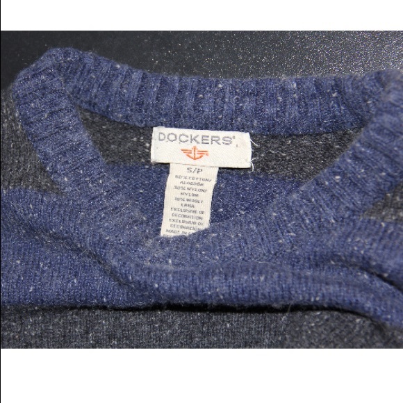 Blue/Black stripe long sleeves. - Picture 3 of 3